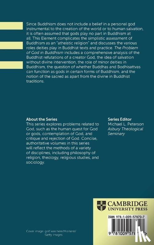 Cohen, Signe (University of Missouri) - The Problem of God in Buddhism