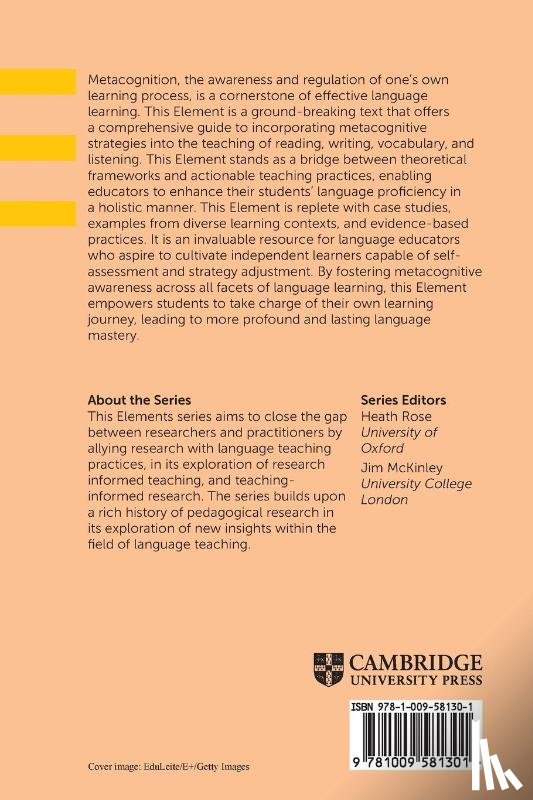 Teng, Mark Feng (Macao Polytechnic University) - Metacognition in Language Teaching