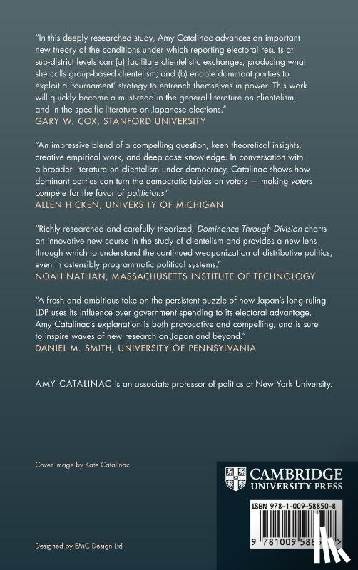 Catalinac, Amy (New York University) - Dominance Through Division
