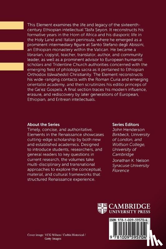 Salvadore, Matteo (American University of Sharjah), De Lorenzi, James (City University of New York), Woldetsadik, Deresse Ayenachew (Aix-Marseille Universite) - The Many Lives of Tasfa Seyon