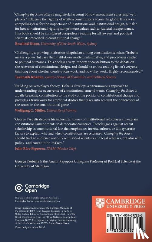 Tsebelis, George (University of Michigan - Changing the Rules