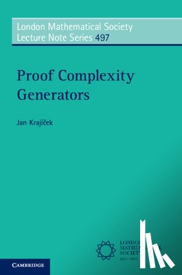 Krajicek, Jan (Charles University - Proof Complexity Generators