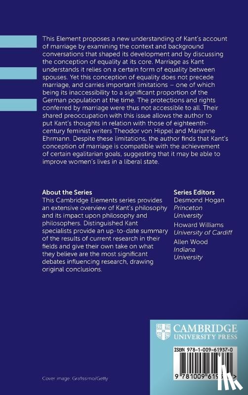 Sabourin, Charlotte (Douglas College) - Kant on Marriage