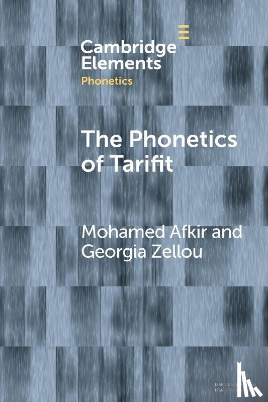 Afkir, Mohamed (University of California, Zellou, Georgia (University of California - The Phonetics of Tarifit
