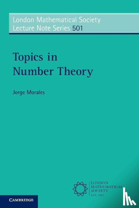 Morales, Jorge (Louisiana State University) - Topics in Number Theory
