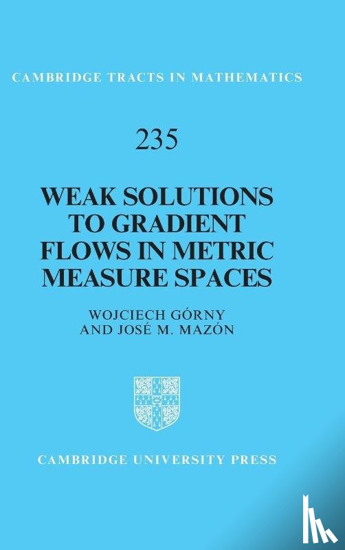 Gorny, Wojciech (Uniwersytet Warszawski, Mazon, Jose M. (Universitat de Valencia - Weak Solutions to Gradient Flows in Metric Measure Spaces