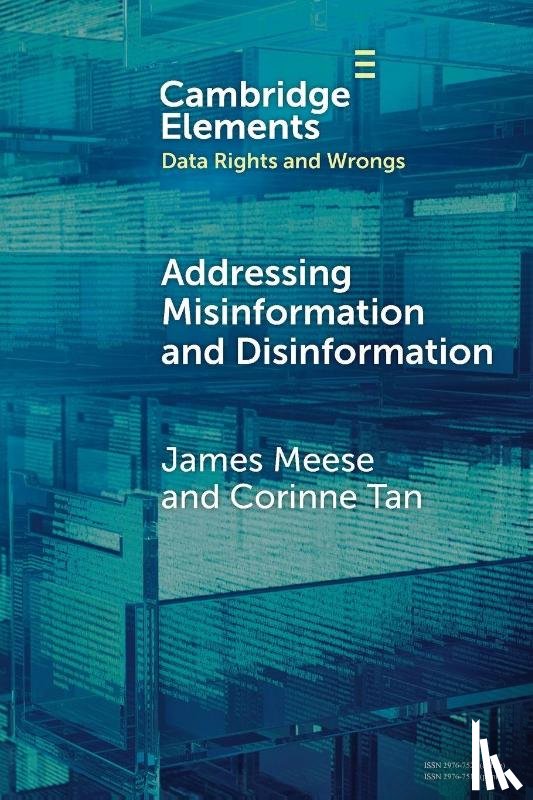 Meese, James (RMIT University ), Tan, Corinne (National University of Singapore) - Addressing Misinformation and Disinformation