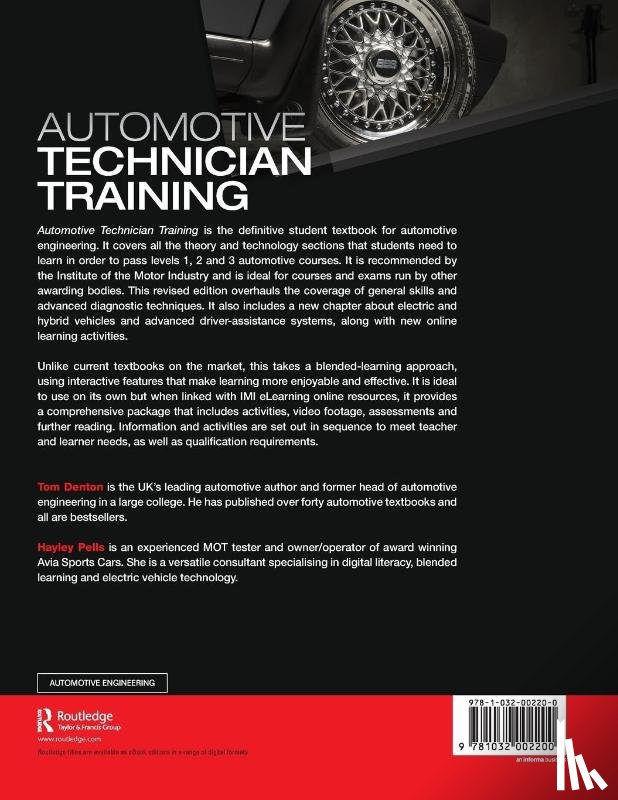 Denton, Tom (Technical Consultant, Pells, Hayley (Avia Sports Cars Ltd - Automotive Technician Training: Theory