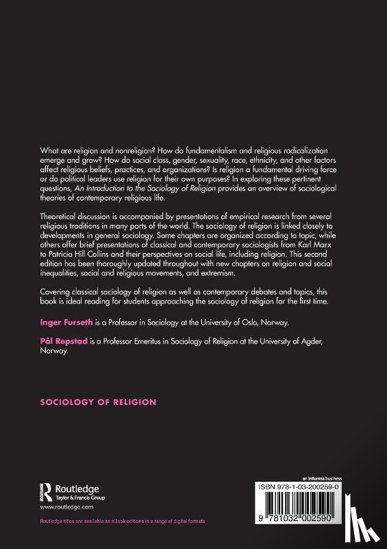 Furseth, Inger, Repstad, Pal - An Introduction to the Sociology of Religion