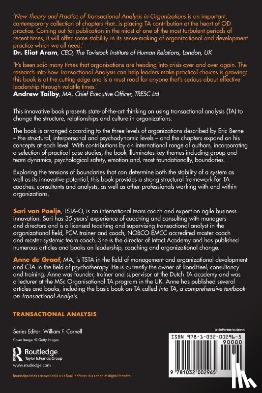  - New Theory and Practice of Transactional Analysis in Organizations