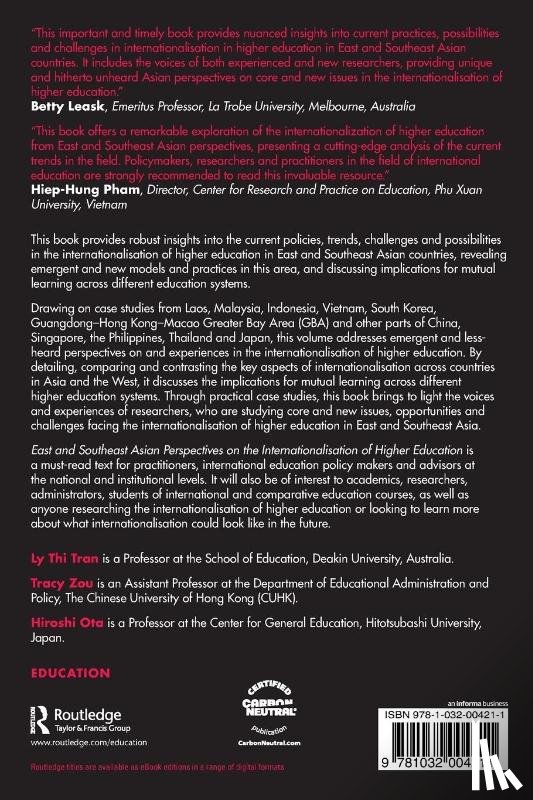  - East and Southeast Asian Perspectives on the Internationalisation of Higher Education