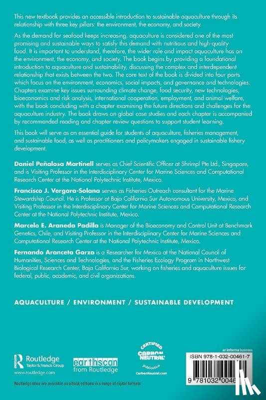  - An Introduction to Sustainable Aquaculture