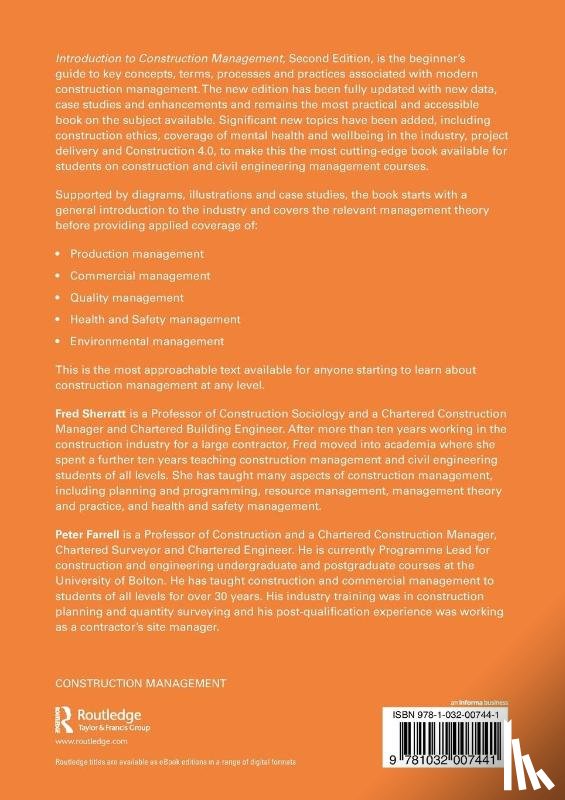 Sherratt, Fred (University of Bolton - Introduction to Construction Management