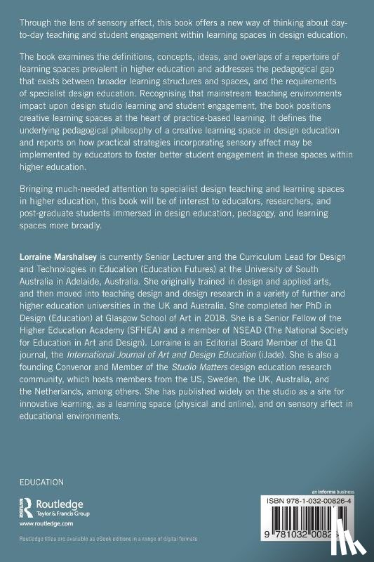 Marshalsey, Lorraine - Sensory Affect, Learning Spaces, and Design Education