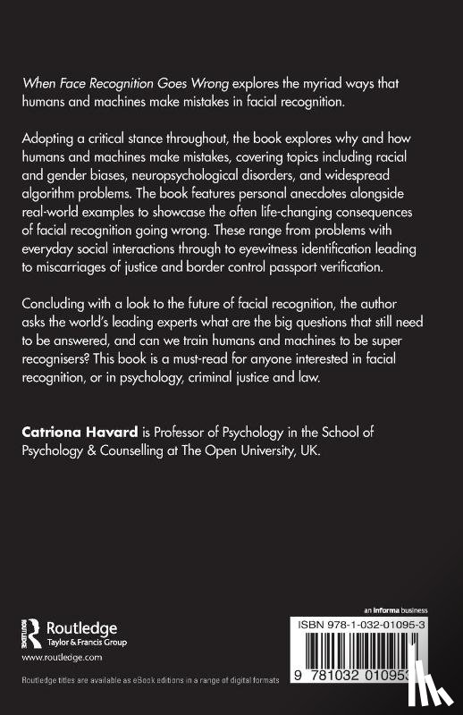 Havard, Catriona - When Face Recognition Goes Wrong