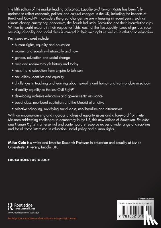  - Education, Equality and Human Rights
