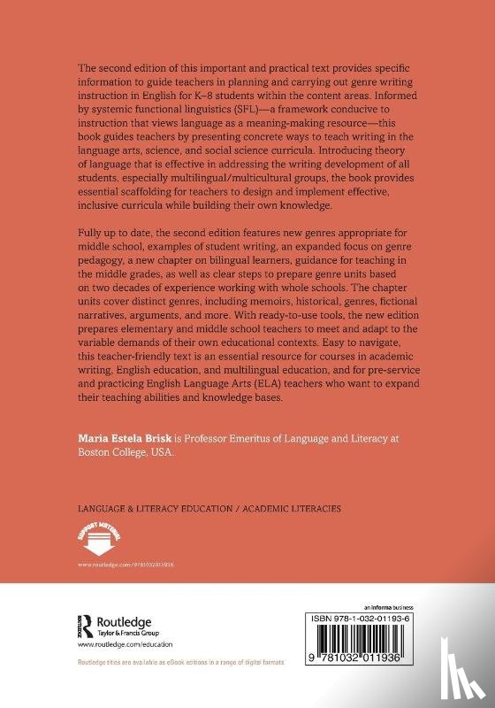 Brisk, Maria Estela (Boston College - Engaging Students in Academic Literacies