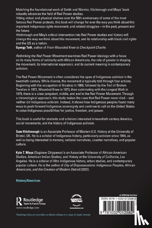 Hitchmough, Sam, Mays, Kyle T. - Rethinking the Red Power Movement