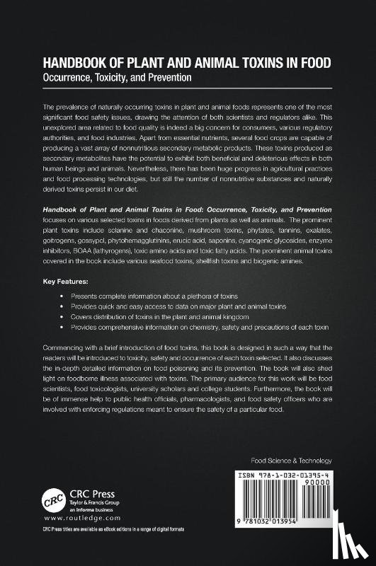  - Handbook of Plant and Animal Toxins in Food