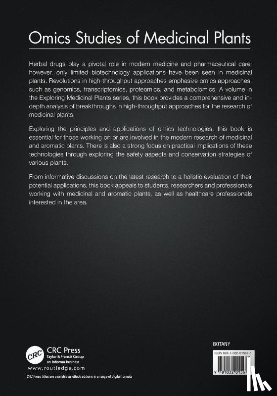  - Omics Studies of Medicinal Plants