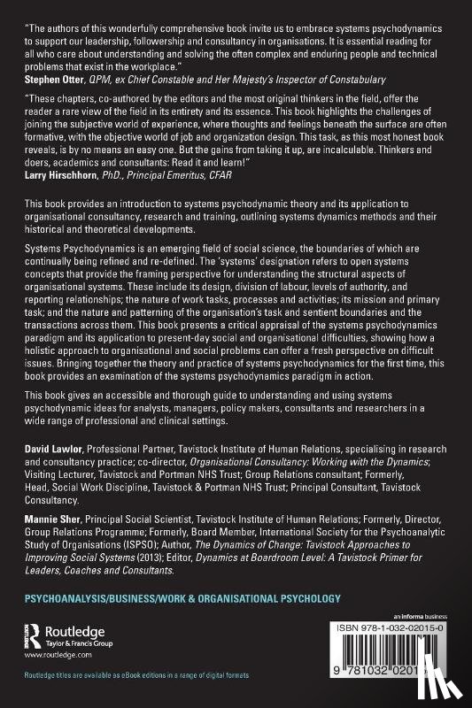 Lawlor, David, Sher, Mannie - An Introduction to Systems Psychodynamics