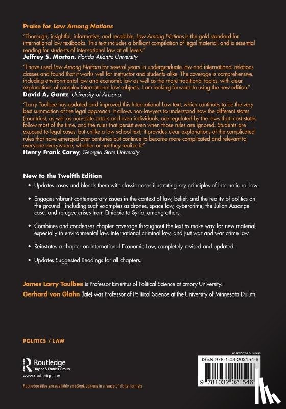 Taulbee, James Larry (Emory University), von Glahn, Gerhard (University of Minnesota) - Law Among Nations