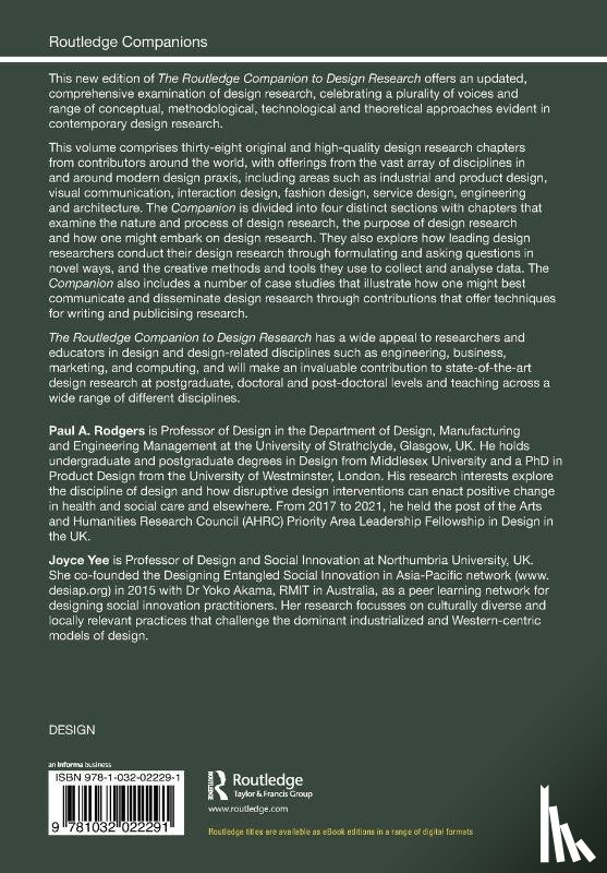  - The Routledge Companion to Design Research