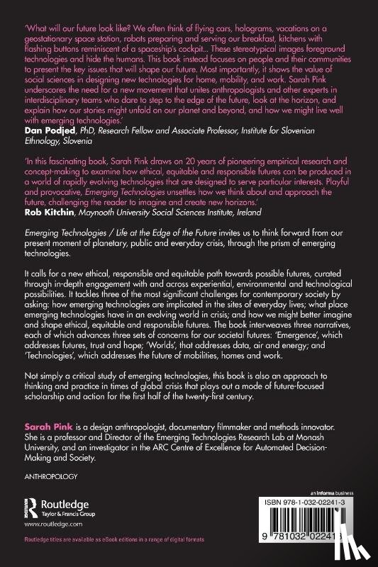 Pink, Sarah (Monash University - Emerging Technologies / Life at the Edge of the Future