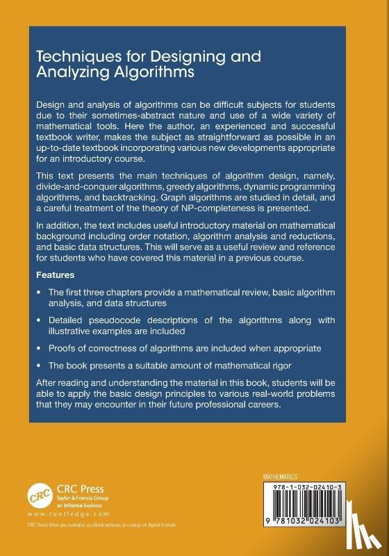 Stinson, Douglas R. (University of Waterloo - Techniques for Designing and Analyzing Algorithms