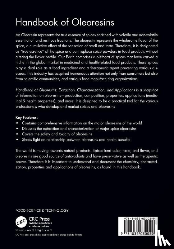  - Handbook of Oleoresins
