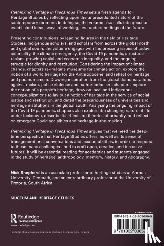  - Rethinking Heritage in Precarious Times