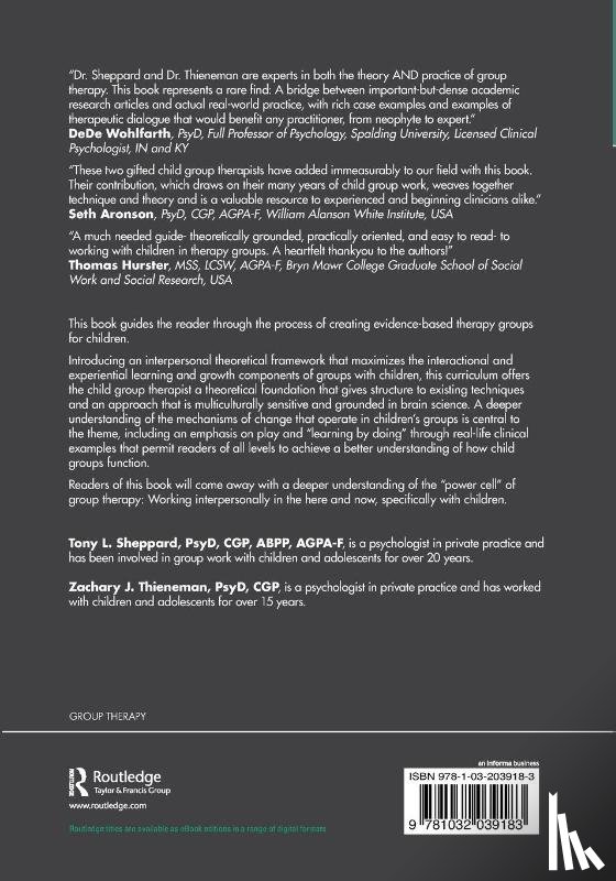 Sheppard, Tony L., Thieneman, Zachary J. - Group Psychotherapy with Children