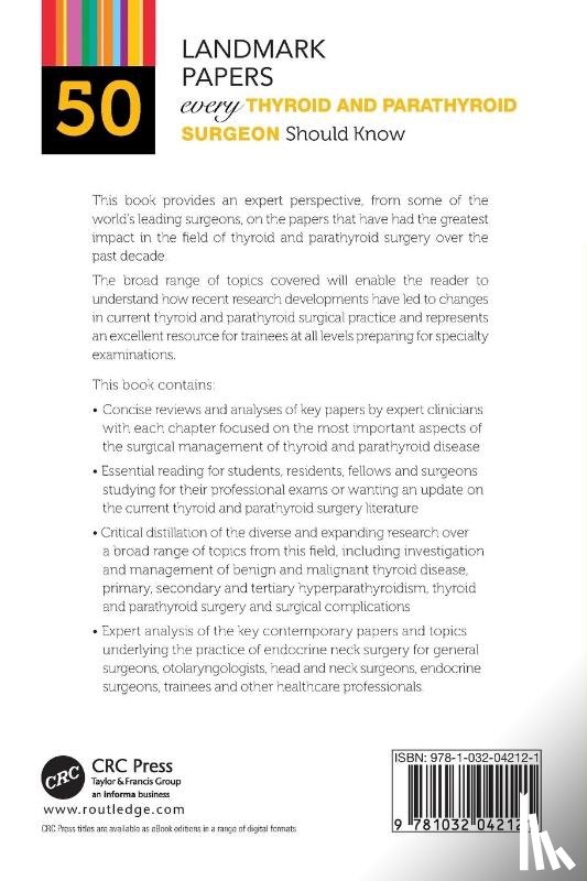  - 50 Landmark Papers every Thyroid and Parathyroid Surgeon Should Know