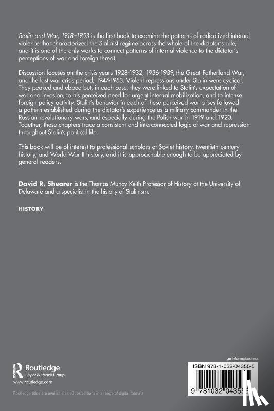 Shearer, David R. - Stalin and War, 1918-1953
