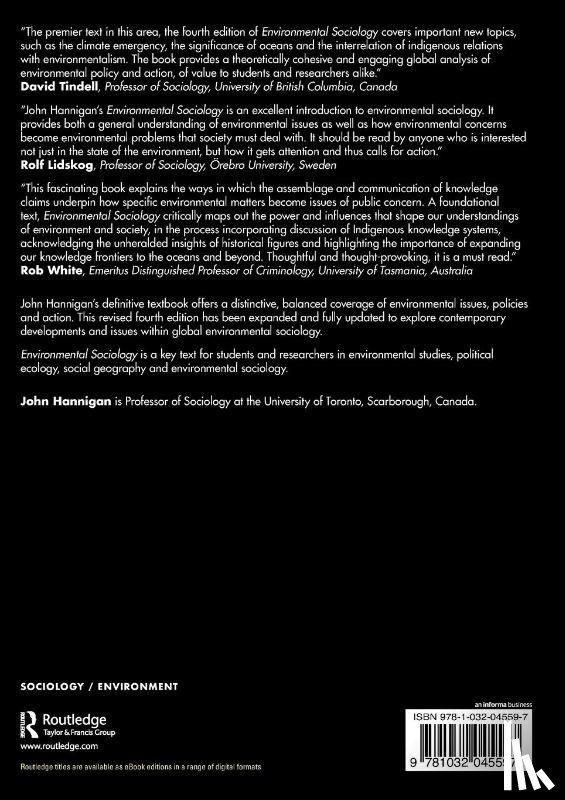 Hannigan, John (University of Toronto - Environmental Sociology