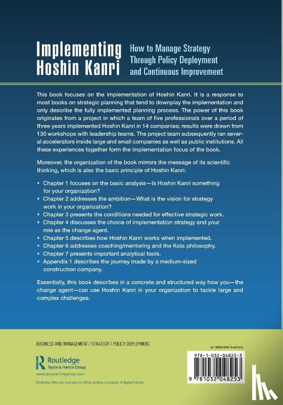 Melander, Anders, Andersson, David, Elgh, Fredrik, Fjellstedt, Fredrik - Implementing Hoshin Kanri