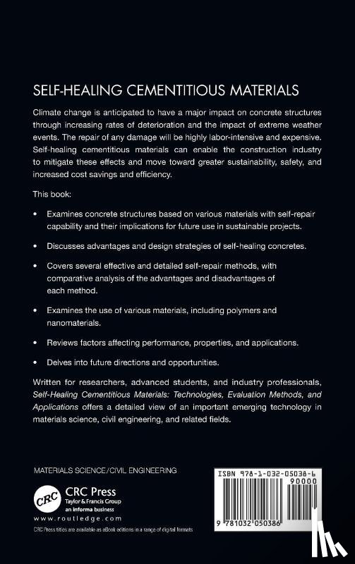 Huseien, Ghasan Fahim, Faridmehr, Iman, Baghban, Mohammad Hajmohammadian - Self-Healing Cementitious Materials