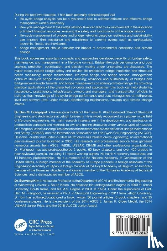 Frangopol, Dan M., Kim, Sunyong - Bridge Safety, Maintenance and Management in a Life-Cycle Context