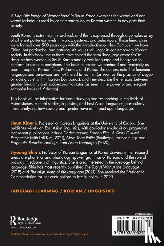 Kiaer, Jieun, Shin, Jiyoung - A Linguistic Image of Womanhood in South Korea