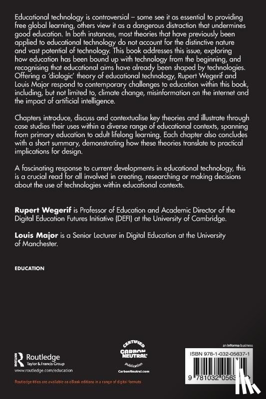 Wegerif, Rupert, Major, Louis - The Theory of Educational Technology