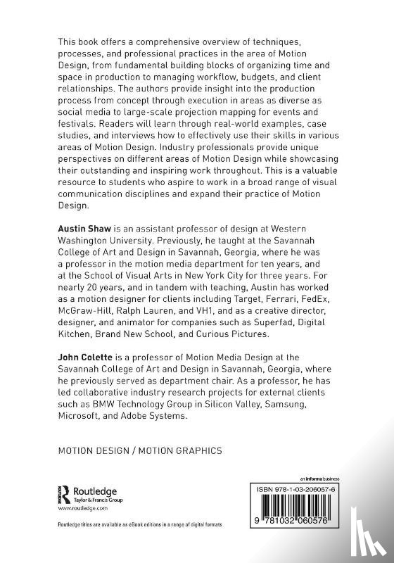 Shaw, Austin, Colette, John - Motion Design Toolkit