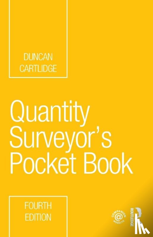Cartlidge, Duncan (Construction Procurement Consultant - Quantity Surveyor's Pocket Book