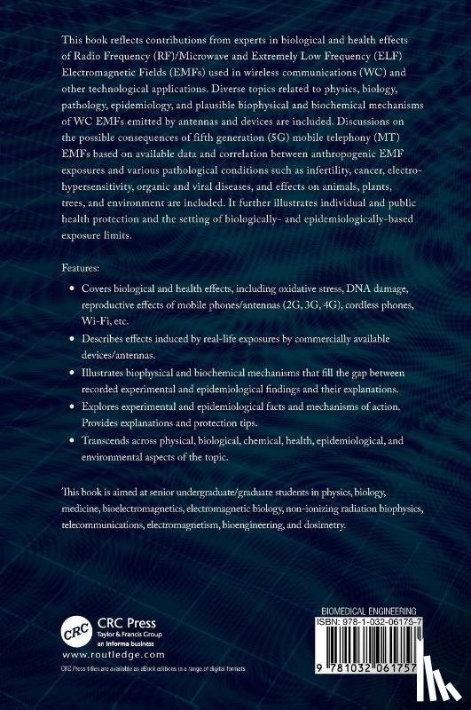  - Electromagnetic Fields of Wireless Communications: Biological and Health Effects