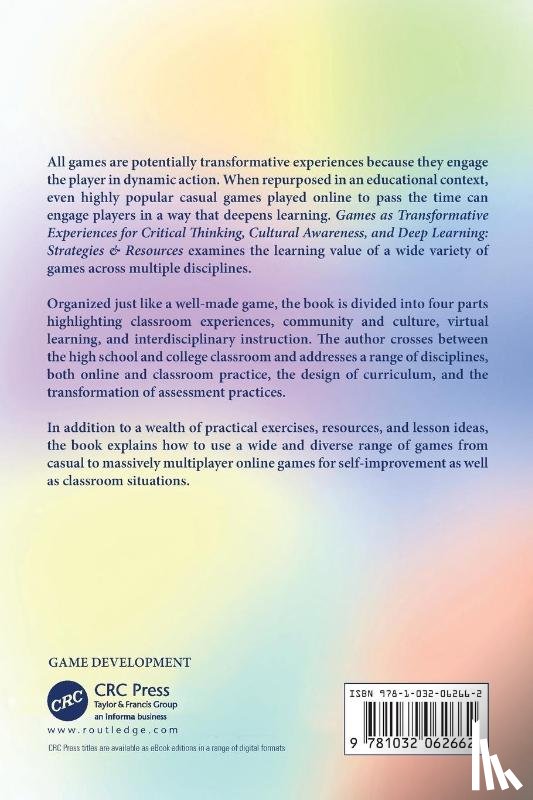 Seelow, David - Games as Transformative Experiences for Critical Thinking, Cultural Awareness, and Deep Learning
