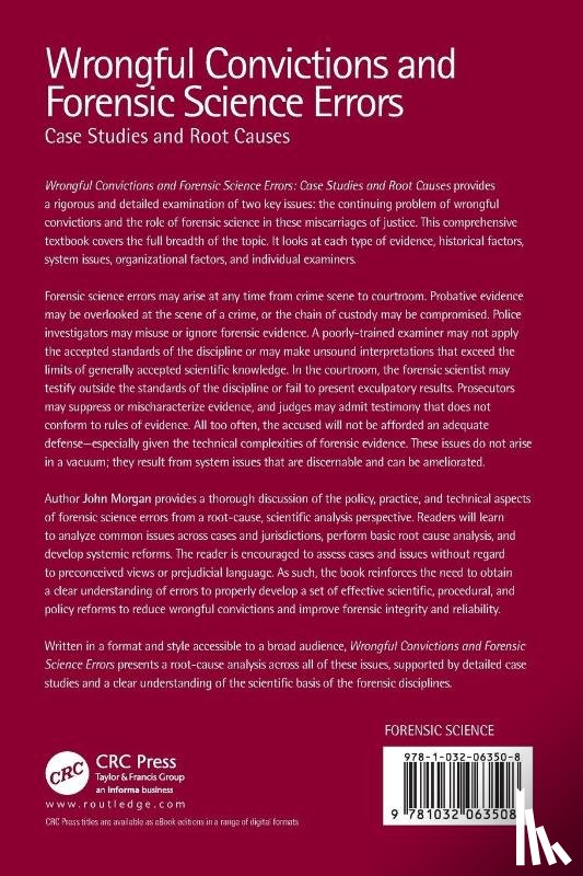 Morgan, John - Wrongful Convictions and Forensic Science Errors