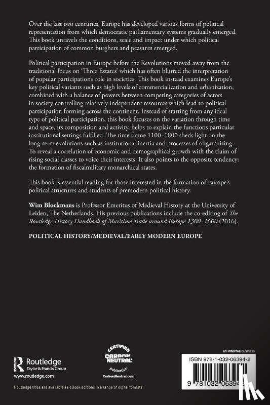 Blockmans, Wim (Leiden University - The Voice of the People?