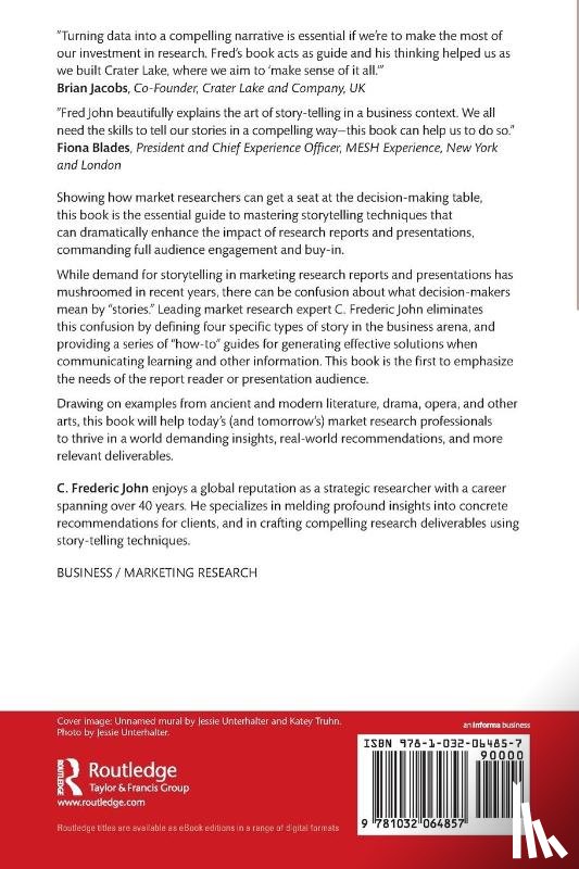 John, C. Frederic - Storytelling and Market Research