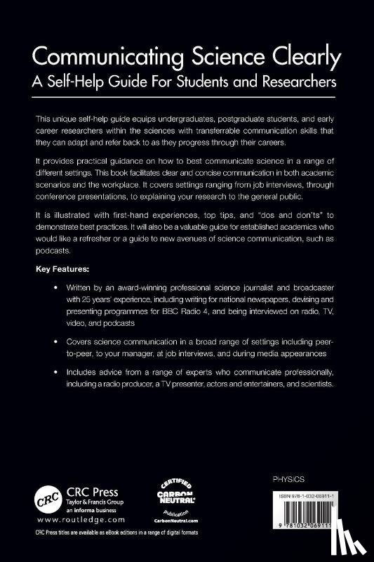 Holgate, Sharon Ann - Communicating Science Clearly