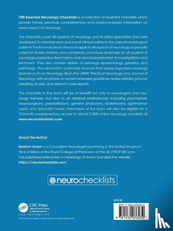 Imam, Ibrahim (Royal Devon and Exeter - 700 Essential Neurology Checklists
