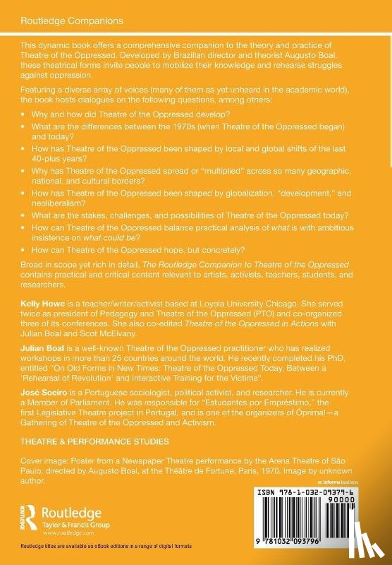  - The Routledge Companion to Theatre of the Oppressed